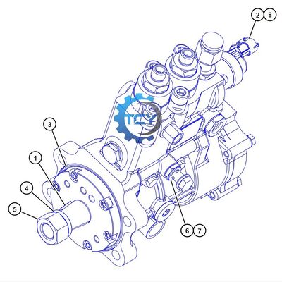 3752647 375-2647 BOMBA FOR CAT336GC 330GC C7.1 ENGINE DIESEL PUMP