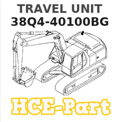 38Q4-40100 38Q4-40100BG UNITÉ DE DÉPLACEMENT POUR R140LC-9