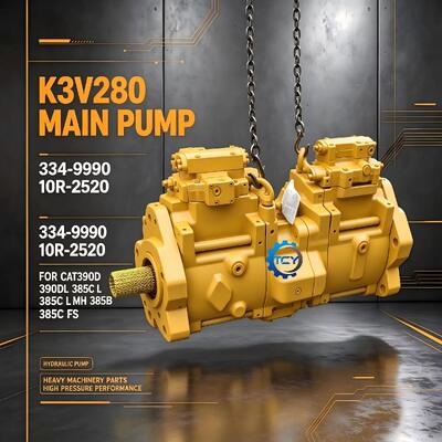 334-9990 10R-2520 POMPE PRINCIPALE K3V280 pour CAT390D 390DL 385C L MH 385B 385C FS POMPE HYDRAULIQUE NEUVE
